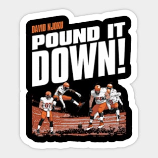 David Njoku Cleveland Celebration Sticker